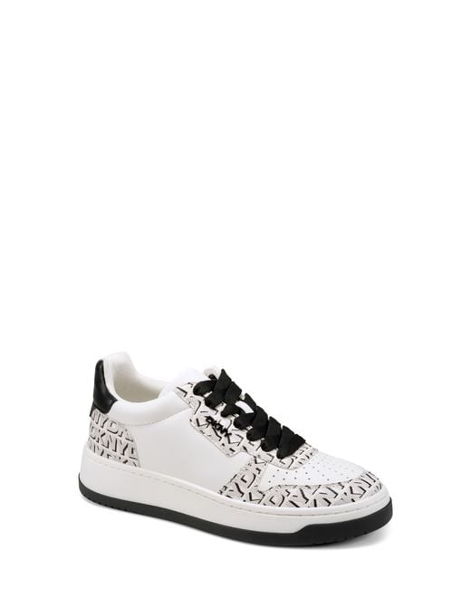 DKNY White Autumn Sneaker