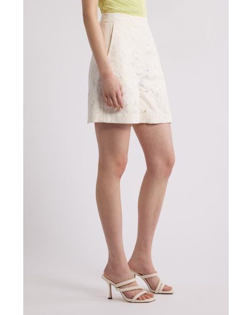 Boss Natural Tonara Broderie Anglaise Shorts