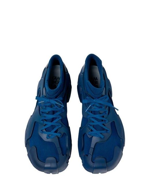 CAMPERLAB Blue Tossu Mixed Media Sneaker