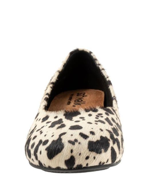 Softwalk® Black Sonoma Genuine Calf Hair Flat