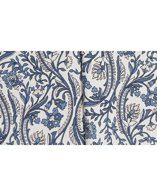 Veronica Beard Blue Gale Floral Paisley Dress