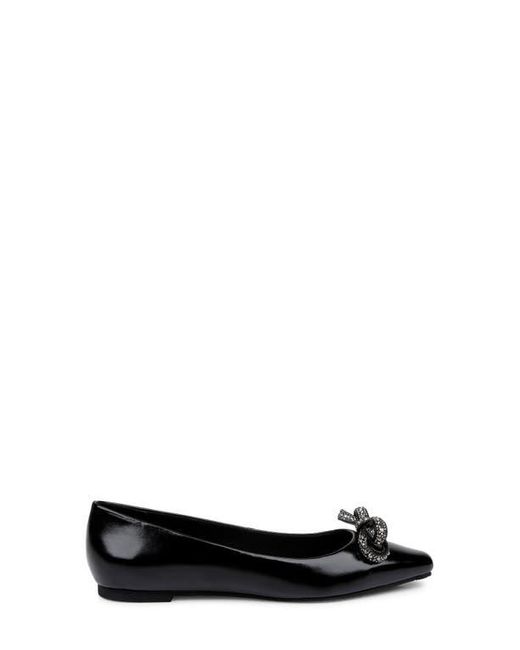 Badgley Mischka Black Hesther Flat