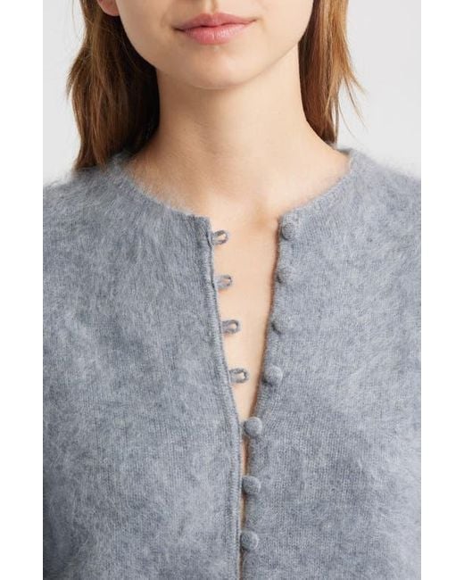 Rag & Bone Gray Jada Brushed Cashmere Cardigan