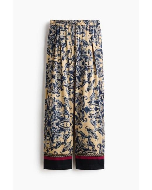 H&M Multicolor Barrel Drawstring Trousers