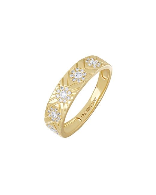 Bony Levy White Cleo Diamond Stacking Ring
