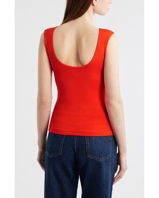 Rag & Bone Red Luca Reversible Tank