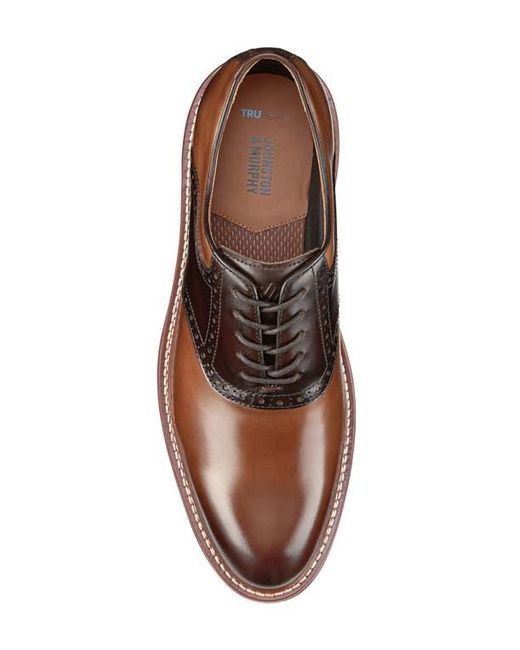 Johnston & Murphy Brown Upton Saddle Shoe for men