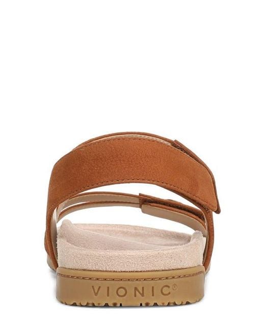 Vionic Brown Essie Ankle Strap Sandal