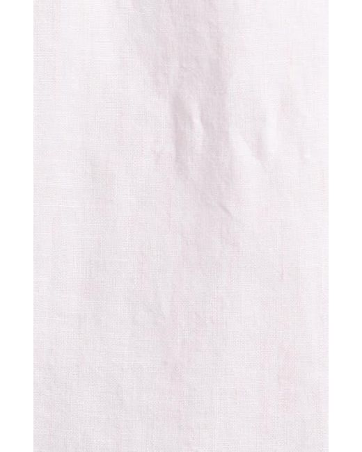 Tommy Bahama White Two Palms Linen Raw Edge Jacket