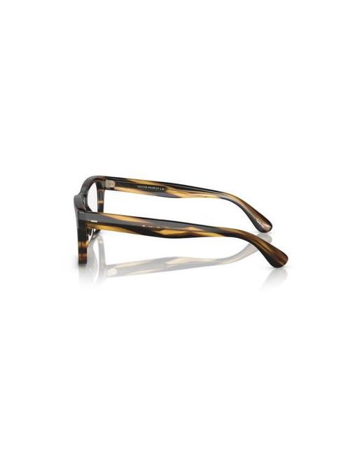 Oliver Peoples Brown 51Mm Rectangle Optical Glasses