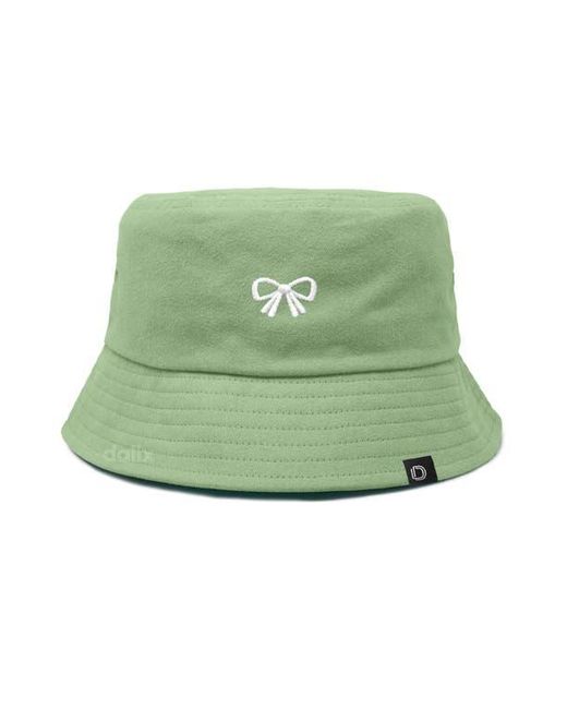 Alix Green Bow Bucket Hat