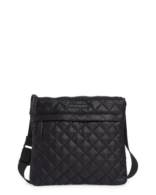 MZ Wallace Metro Quilted Nylon Crossbody Bag in Black Lyst