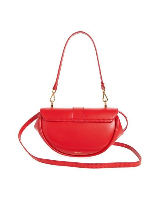 Versace Red Medium Virtus Shoulder Bag