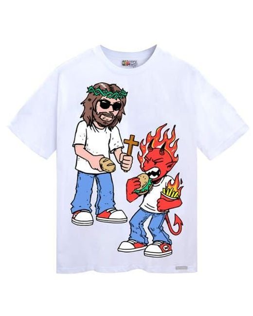 VERYRARE Blue Jesus Bread Tee for men