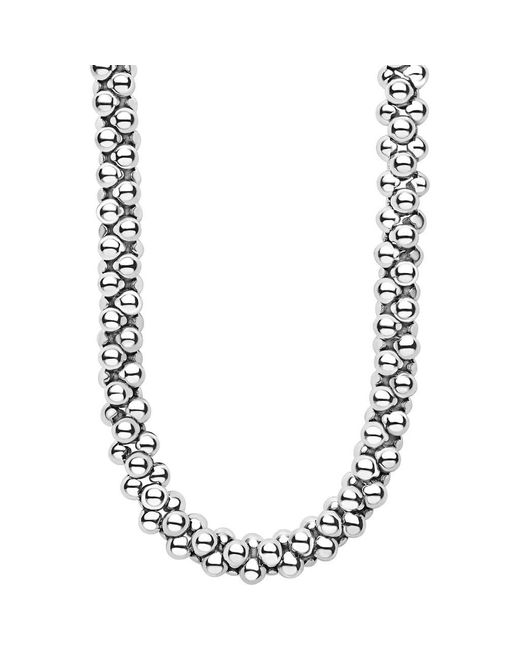 Lagos Metallic Caviar Bubbly Beaded Necklace