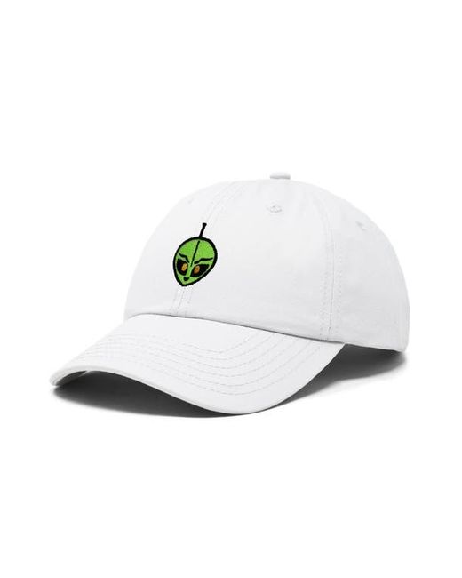 Alix White Duder Alien Dad Cap for men