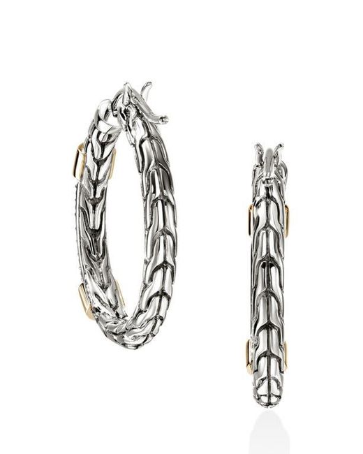 John Hardy Multicolor Jh Essentials Pavé Hoop Earrings