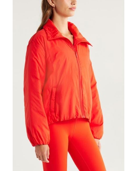 Zella Red Elevate Insulated Jacket