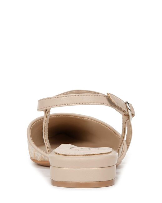 naturalizer hally slingback flat