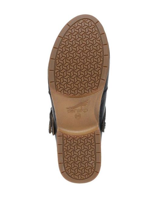 Dansko Black Millie Mule