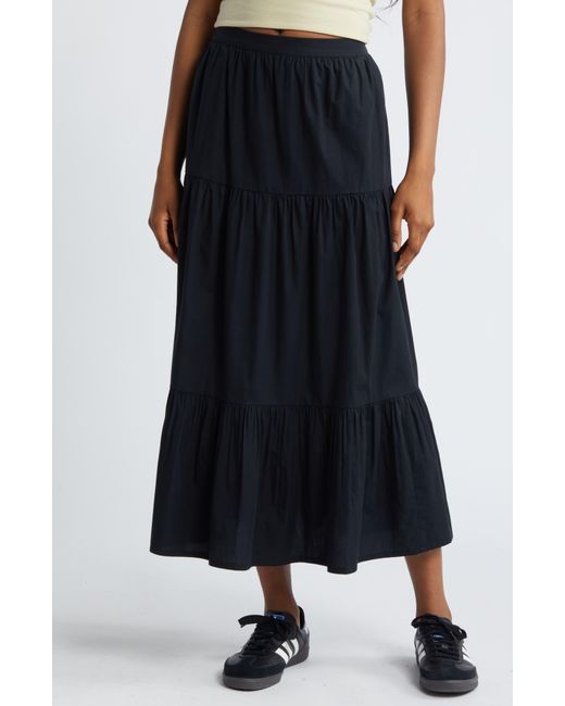 BP. Black Tiered Maxi Skirt