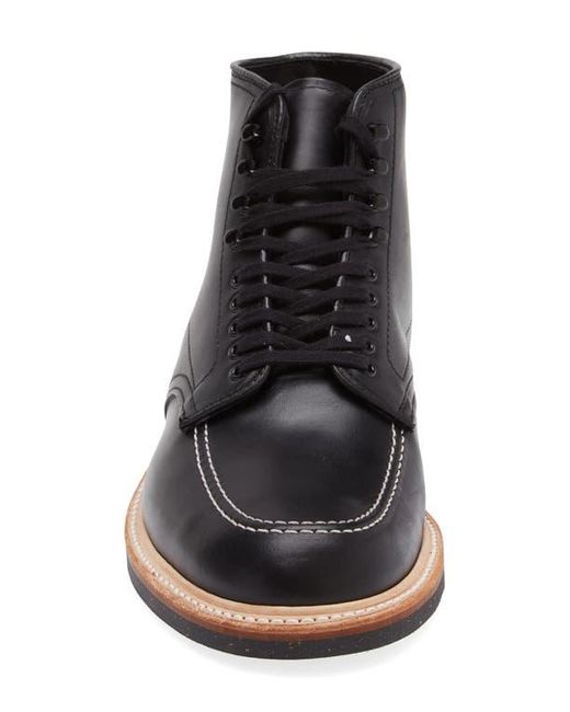Alden Black Leather Workboot for men