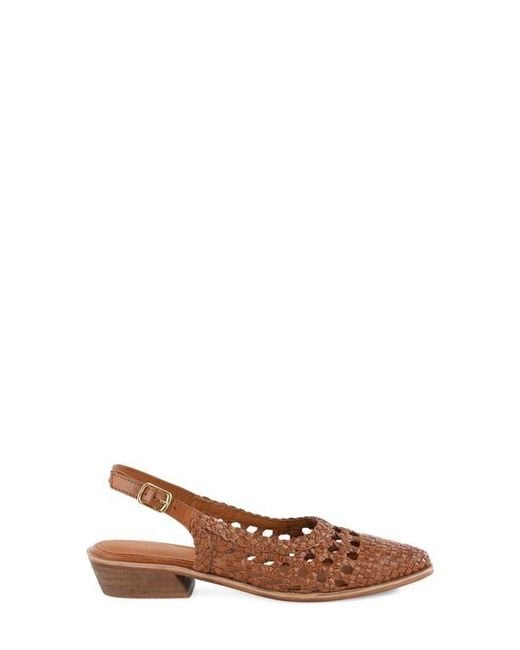 Seychelles Brown Roxanne Slingback Flat