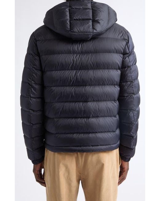 Moncler Blue Verith Hooded Down Jacket for men
