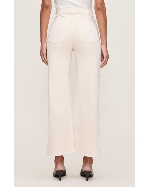 DL1961 Pink Karmine High Waist Ankle Wide Leg Jeans