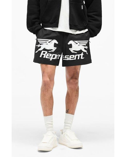 Represent Black Nothing Faster Swim Trunks for men