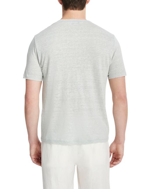 Vince White Solid T-shirt for men