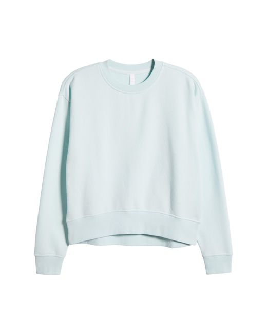 Zella Green Cloud Fleece Sweatshirt