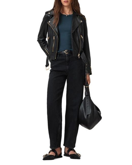 AllSaints Blue Rina Rib Tank