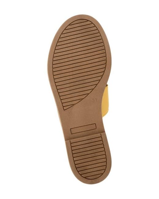 BUENO Metallic Hendrix Slide Sandal