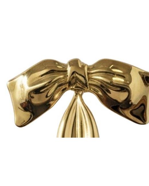 IMBER Metallic Bow Statement Drop Earrings
