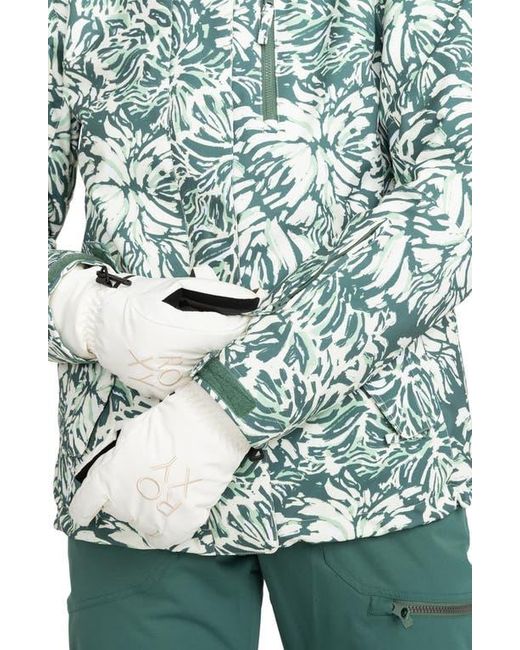 Roxy Green Jetty Waterproof Snow Jacket