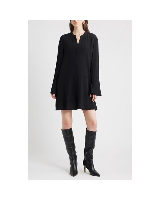 Nordstrom Women's Black Long Sleeve Minidress Nordstrom Women's Black Long Sleeve Minidress