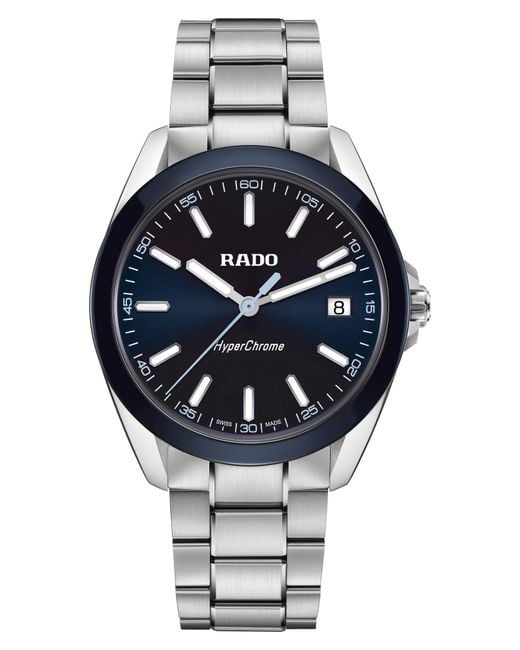 Rado Gray Hyperchrome Bracelet Watch, 41.5Mm for men