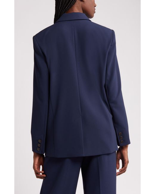 Nordstrom Blue Relaxed Fit Blazer