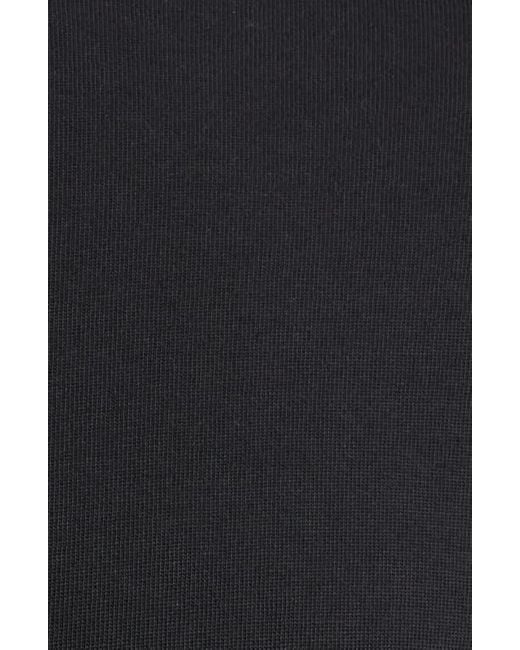 Saint Studio Black Preda Layered Look T-Shirt for men