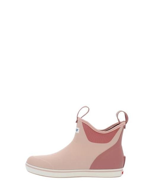 XtraTuf Pink 6-Inch Ankle Deck Boot