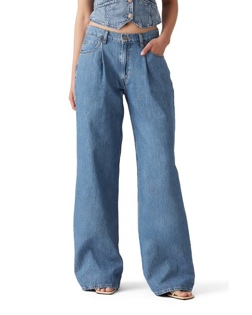 Levi's Blue baggy High Waist Wide Leg Dad Jeans