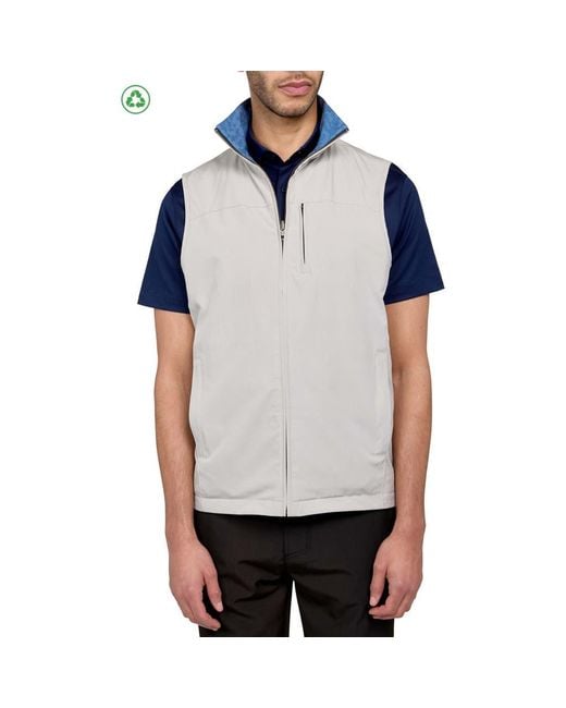 Con.struct Blue Camo Print Performance Reversible Vest for men