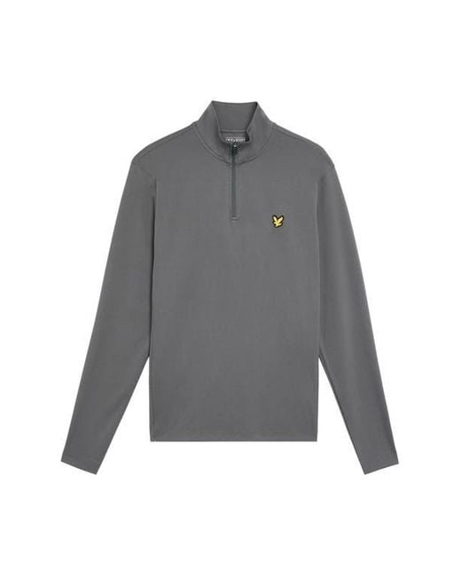 Lyle & Scott Gray Course Midlayer for men