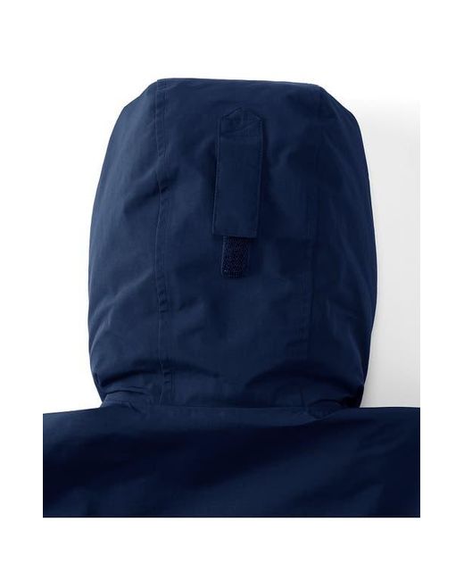 Lands' End Blue Waterproof Squall Parka for men