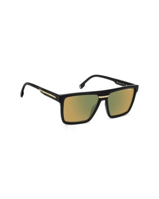 Carrera Green Victory 58Mm Rectangular Flat Top Sunglasses for men