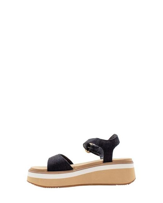 Volatile Multicolor Porcini Ankle Strap Platform Sandal