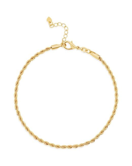 SHYMI Metallic Thin Chain Anklet