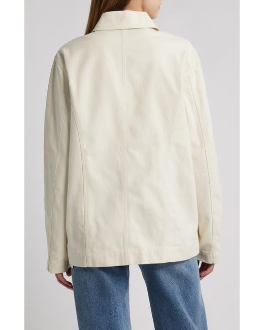 Rag & Bone White Savannah Shirt Jacket
