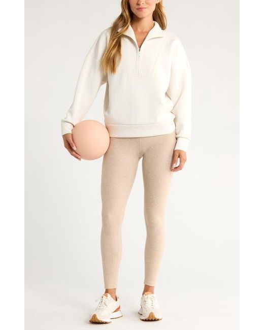 Zella Natural Ultrasoft Half Zip Pullover